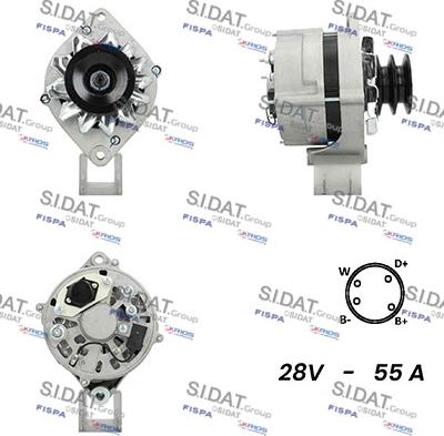 Fispa A24BH0102A2 - Alternatore www.autoricambi360.it