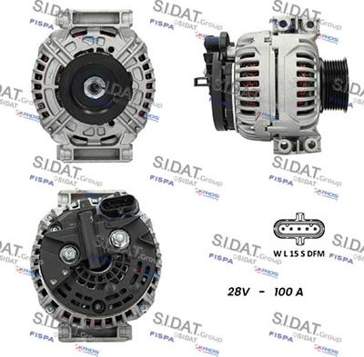 Fispa A24BH0107 - Alternatore www.autoricambi360.it
