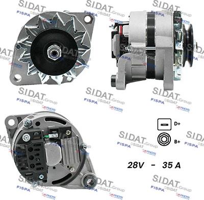 Fispa A24MA0001A2 - Alternatore www.autoricambi360.it