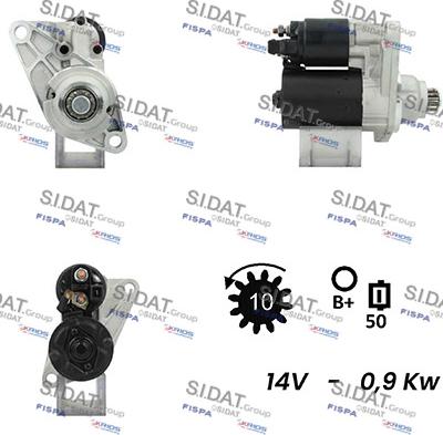 Fispa S12BH0176A2 - Motorino d'avviamento www.autoricambi360.it