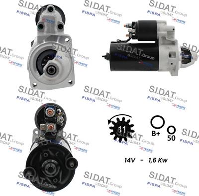 Fispa S12BH0791A2 - Motorino d'avviamento www.autoricambi360.it