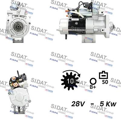 Fispa S24MH0076 - Motorino d'avviamento www.autoricambi360.it