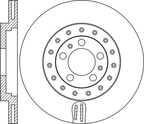 TRW DF4269 - Discofreno www.autoricambi360.it