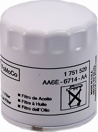 FORD 1751529 - Filtro olio www.autoricambi360.it