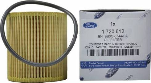 FORD 1 720 612 - Filtro olio www.autoricambi360.it