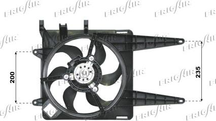 Frigair 0504.2029 - Ventola, Raffreddamento motore www.autoricambi360.it