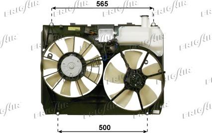 Frigair 0515.2511 - Ventola, Raffreddamento motore www.autoricambi360.it
