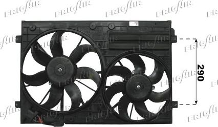 Frigair 0510.2020 - Ventola, Raffreddamento motore www.autoricambi360.it