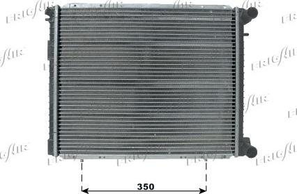 Frigair 0109.3046 - Radiatore, Raffreddamento motore www.autoricambi360.it