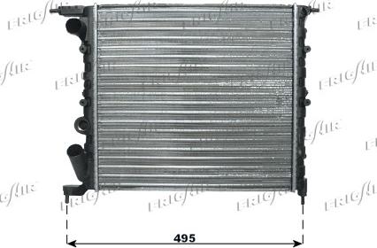 Frigair 0109.3054 - Radiatore, Raffreddamento motore www.autoricambi360.it