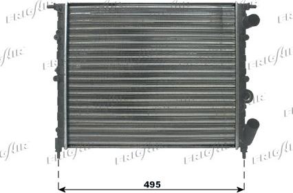 Frigair 0109.3055 - Radiatore, Raffreddamento motore www.autoricambi360.it