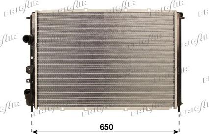 Frigair 0109.3113 - Radiatore, Raffreddamento motore www.autoricambi360.it