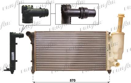 Frigair 0104.3119 - Radiatore, Raffreddamento motore www.autoricambi360.it