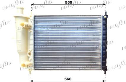 Frigair 0104.3124 - Radiatore, Raffreddamento motore www.autoricambi360.it