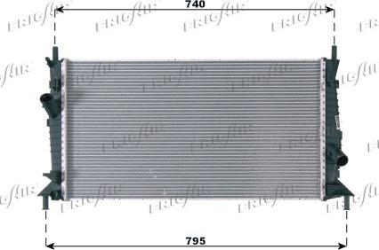 Frigair 0105.3084 - Radiatore, Raffreddamento motore www.autoricambi360.it