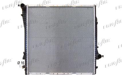 Frigair 0102.3107 - Radiatore, Raffreddamento motore www.autoricambi360.it