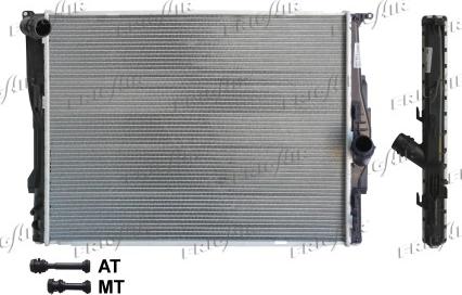 Frigair 0102.3125 - Radiatore, Raffreddamento motore www.autoricambi360.it