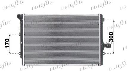 Frigair 0110.3066 - Radiatore, Raffreddamento motore www.autoricambi360.it