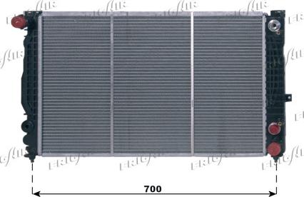 Frigair 0110.3005 - Radiatore, Raffreddamento motore www.autoricambi360.it