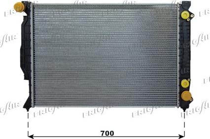 Frigair 0110.3007 - Radiatore, Raffreddamento motore www.autoricambi360.it