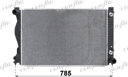 Frigair 0110.3140 - Radiatore, Raffreddamento motore www.autoricambi360.it