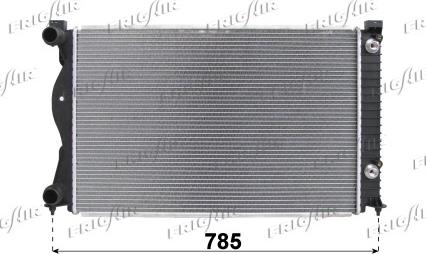 Frigair 0110.3141 - Radiatore, Raffreddamento motore www.autoricambi360.it