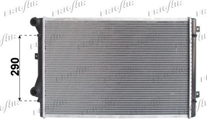 Frigair 0110.3134 - Radiatore, Raffreddamento motore www.autoricambi360.it