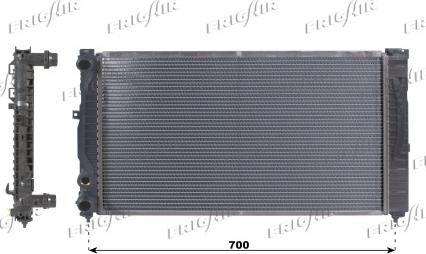 Frigair 0110.2003 - Radiatore, Raffreddamento motore www.autoricambi360.it