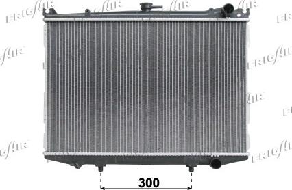 Frigair 0121.3047 - Radiatore, Raffreddamento motore www.autoricambi360.it