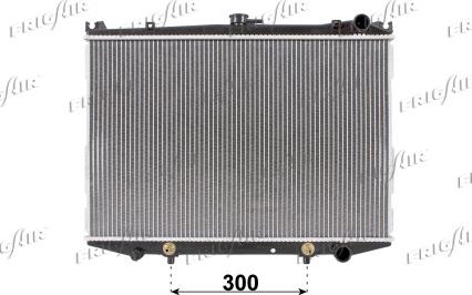 Frigair 0121.3054 - Radiatore, Raffreddamento motore www.autoricambi360.it