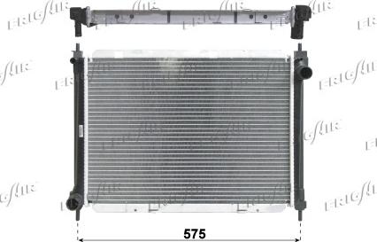 Frigair 0121.3027 - Radiatore, Raffreddamento motore www.autoricambi360.it