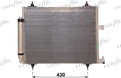 Frigair 0804.2081 - Condensatore, Climatizzatore www.autoricambi360.it