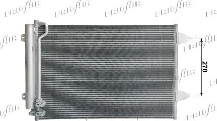 Frigair 0810.3045 - Condensatore, Climatizzatore www.autoricambi360.it