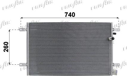 Frigair 0810.3041 - Condensatore, Climatizzatore www.autoricambi360.it