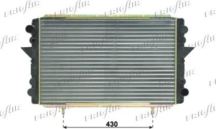 Frigair 0209.2001 - Radiatore, Raffreddamento motore www.autoricambi360.it