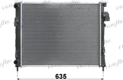 Frigair 0209.2031 - Radiatore, Raffreddamento motore www.autoricambi360.it