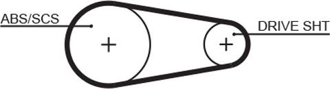 Gates 5203XS - Cinghia dentata www.autoricambi360.it