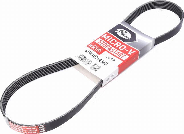 Gates 6PK1020EMD - Cinghia Poly-V www.autoricambi360.it