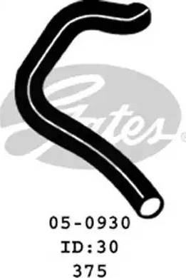 GATES 05-0930 - Flessibile radiatore www.autoricambi360.it