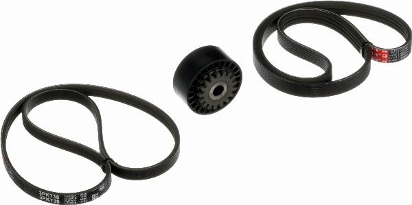 GATES K053PK738 - Kit Cinghie Poly-V www.autoricambi360.it