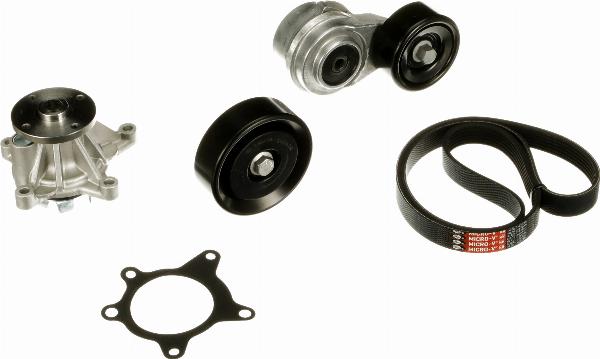GATES KP96PK2138 - Pompa acqua + Kit cinghia Poly V www.autoricambi360.it