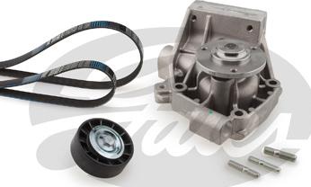 GATES KP46PK948 - Pompa acqua + Kit cinghia Poly V www.autoricambi360.it