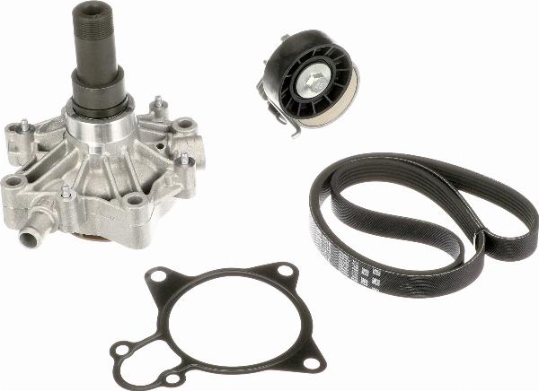 GATES KP56PK1218 - Pompa acqua + Kit cinghia Poly V www.autoricambi360.it