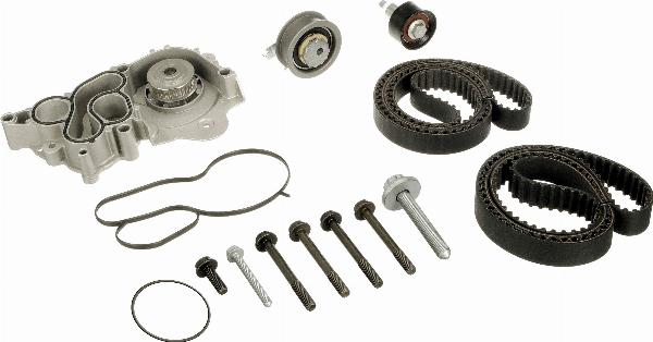 GATES KP65680XS - Pompa acqua + Kit cinghie dentate www.autoricambi360.it