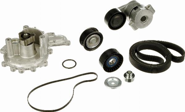 GATES KP16PK1640 - Pompa acqua + Kit cinghia Poly V www.autoricambi360.it