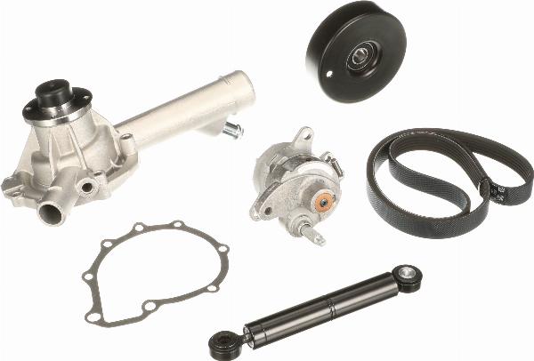 GATES KP16PK2153 - Pompa acqua + Kit cinghia Poly V www.autoricambi360.it