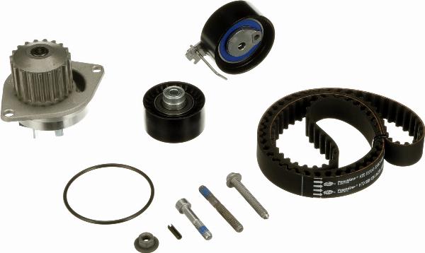 GATES KP35581XS - Pompa acqua + Kit cinghie dentate www.autoricambi360.it