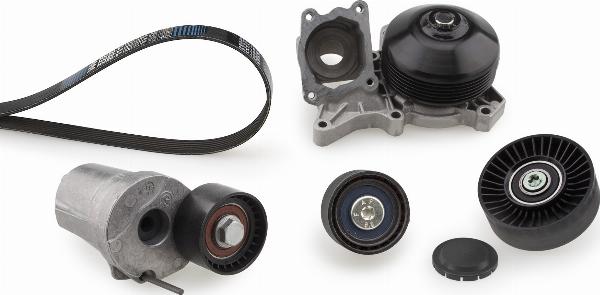 Gates KP36DPK1698 - Pompa acqua + Kit cinghia Poly V www.autoricambi360.it