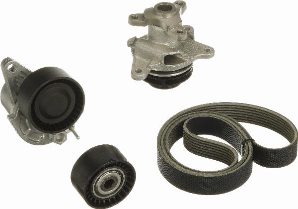 GATES KP37PK1685XS - Pompa acqua + Kit cinghia Poly V www.autoricambi360.it