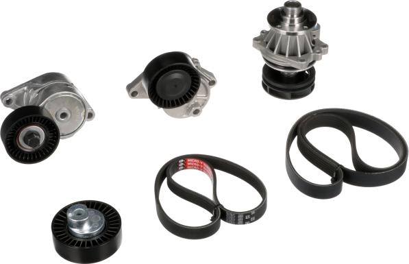 Gates KP26PK1540 - Pompa acqua + Kit cinghia Poly V www.autoricambi360.it